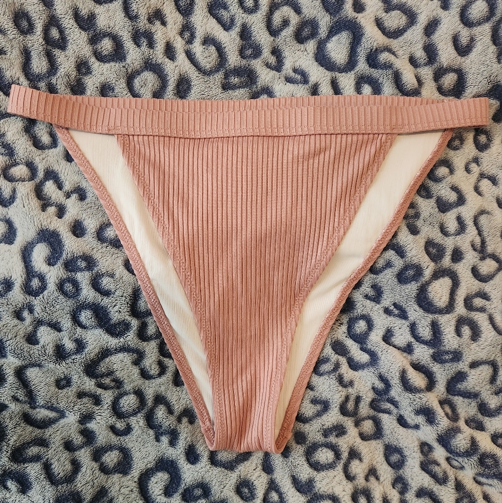 Victoria's Sectret Bikini Bottoms PINK Ribbed